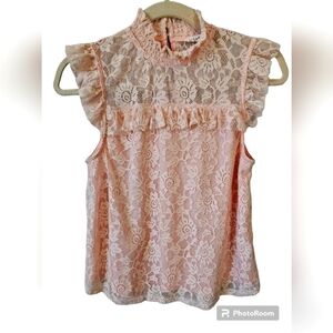 Lydell stretch lace blouse